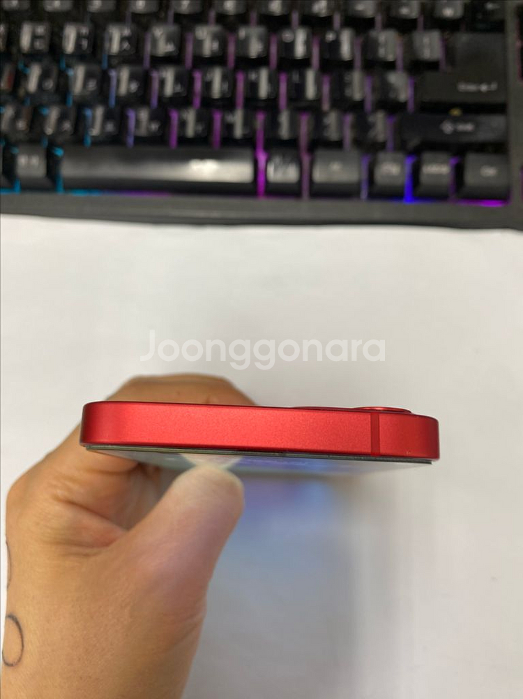 아이폰12미니 레드 SSS급 128GB 배터리91%--4