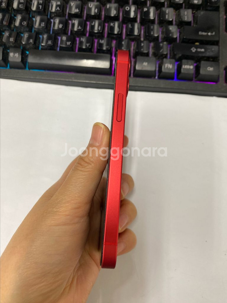 아이폰12미니 레드 SSS급 128GB 배터리91%--6