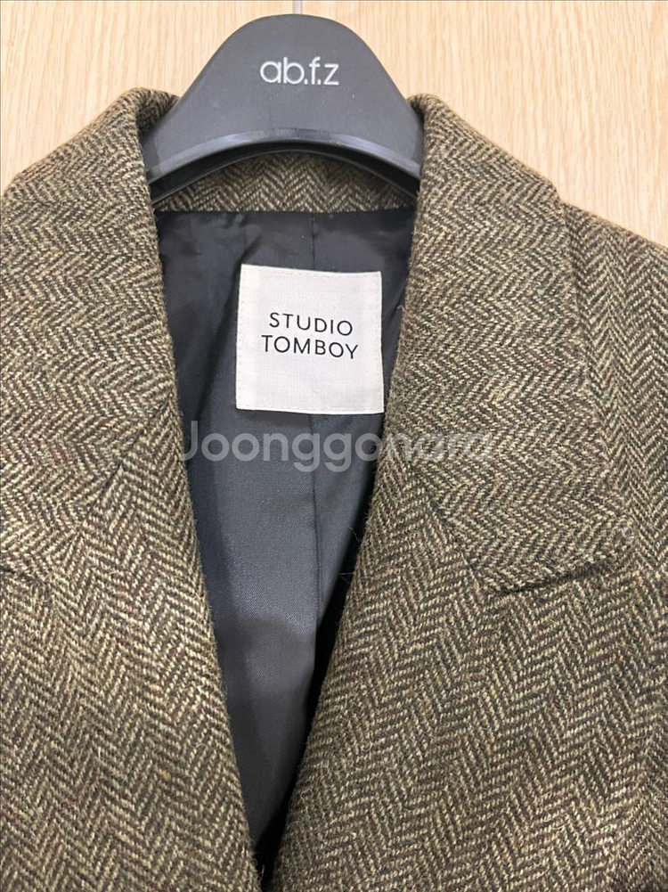 스튜디오톰보이 헤링본 더블쟈켓--1