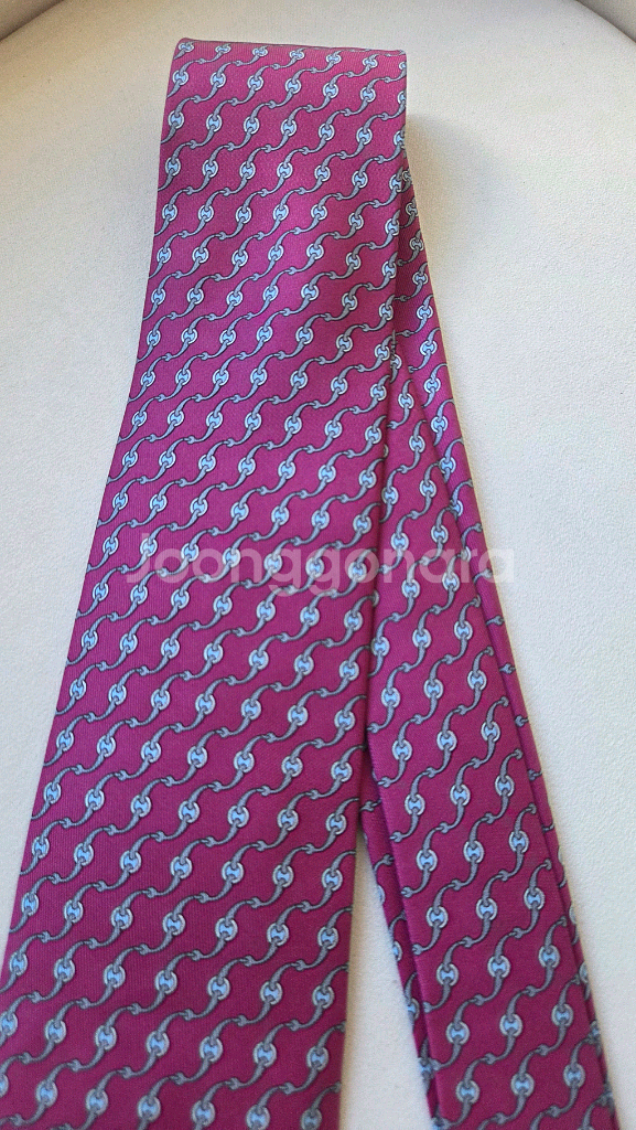 [정품] 에르메스 실크 넥타이 새상품--1