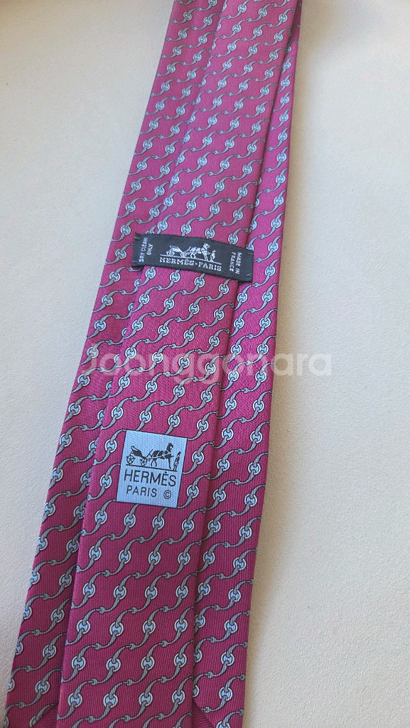 [정품] 에르메스 실크 넥타이 새상품--2