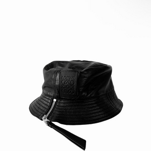 [M] 로에베 아나그램 피셔맨 가죽 레더 버킷햇 벙거지