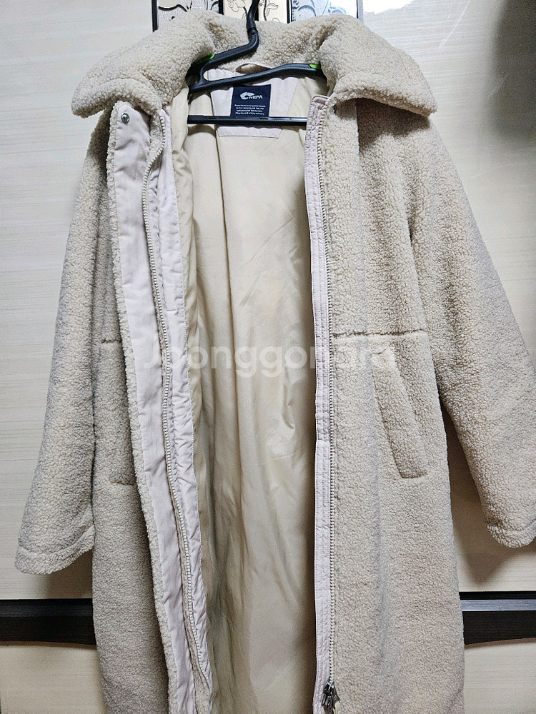 네파 여성 후드 롱 패딩플리스 (90/최상급)--2