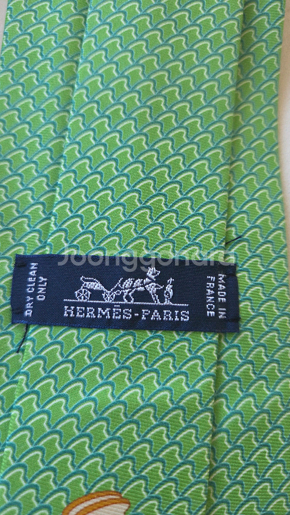 [정품] 에르메스 실크 넥타이 새상품--4