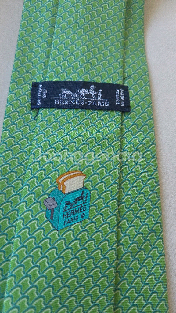 [정품] 에르메스 실크 넥타이 새상품--3