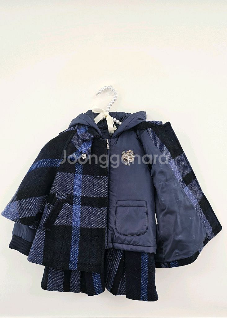 닥스키즈 여아 코트, 잠바, 원피스 3SET 100(3Y)--0