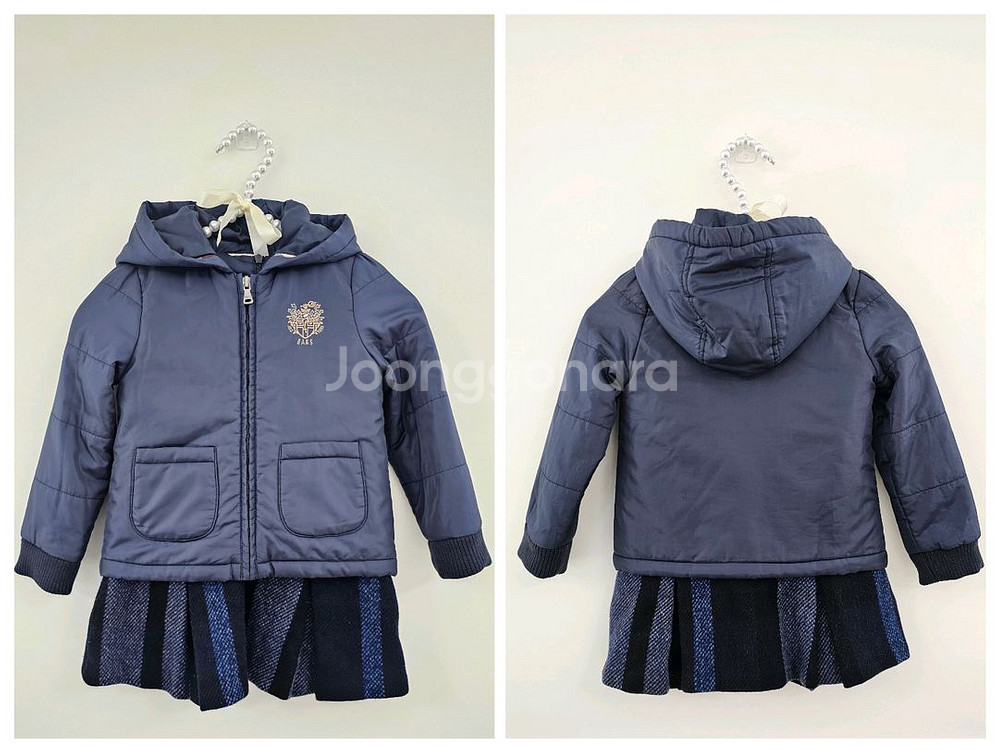 닥스키즈 여아 코트, 잠바, 원피스 3SET 100(3Y)--8