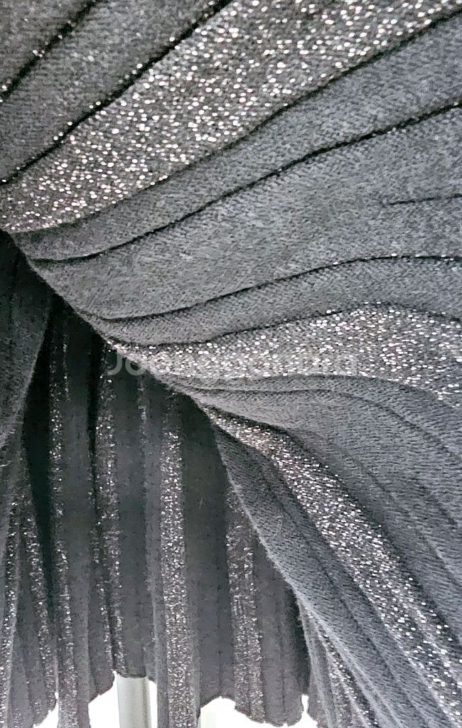 골드펄 니트원피스 골지프릴넥 니트원피스 메탈사 슬림--3