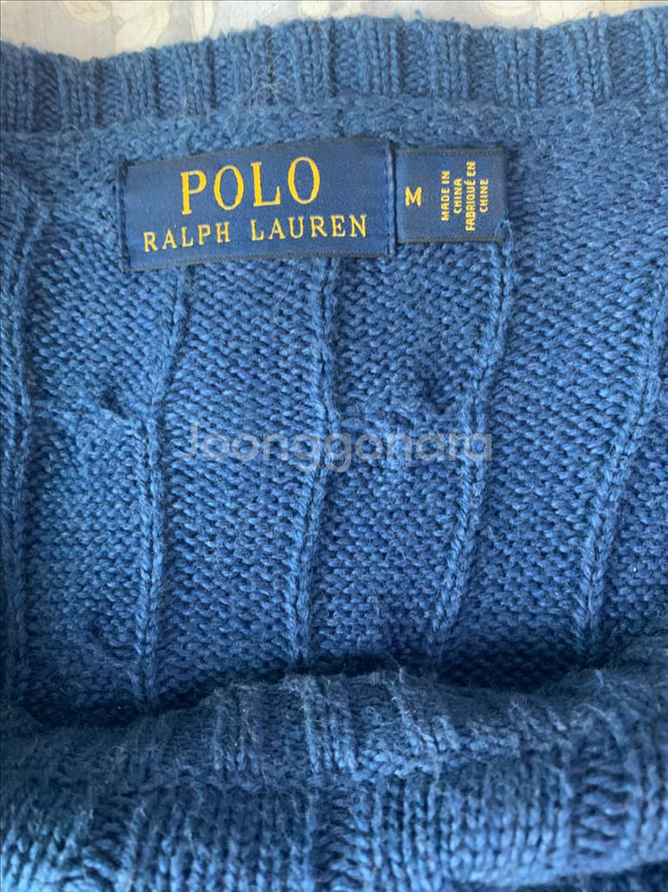 폴로 랄프로렌 케이블 니트 스웨터 M--2