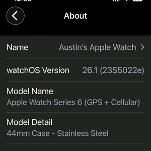 애플워치 시리즈6 44mm 셀룰러