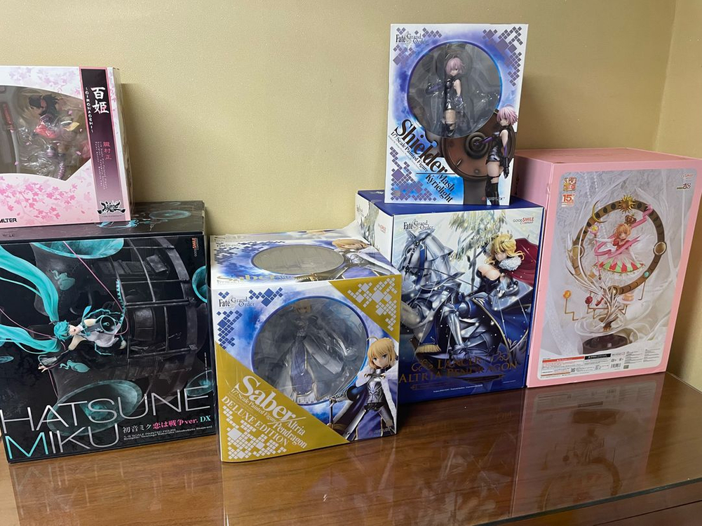 카드캡터사쿠라 / 페이트 숼더 / 모모히메 피규어 팝니다 이미지