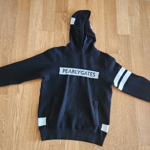 pearlygates파리게이츠여성 골프 후드 니트