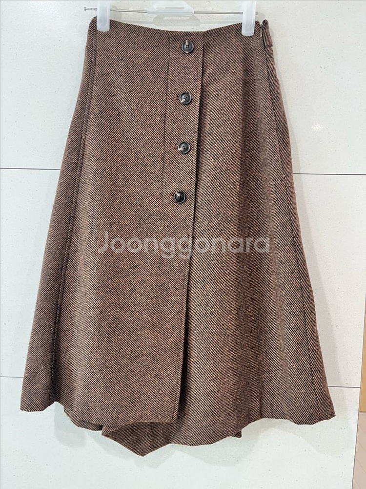 썰스데이아일랜드 헤링본 스커트--0