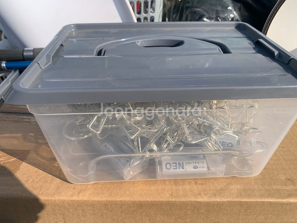 야외 LED 조명 세트 4세트 + 케이스포함--0