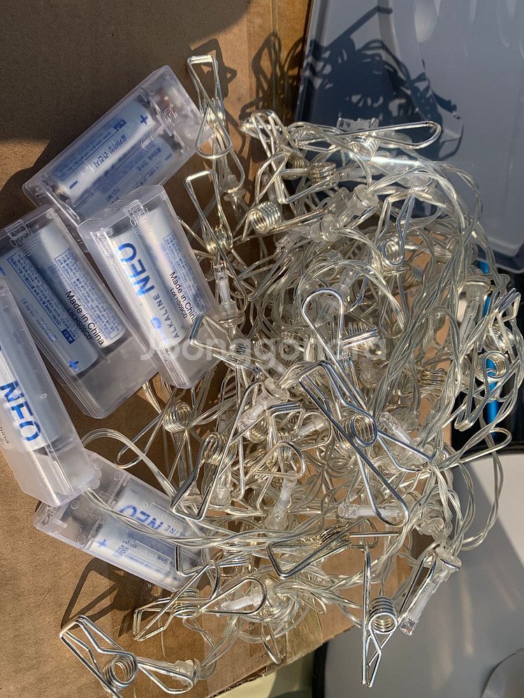 야외 LED 조명 세트 4세트 + 케이스포함--1