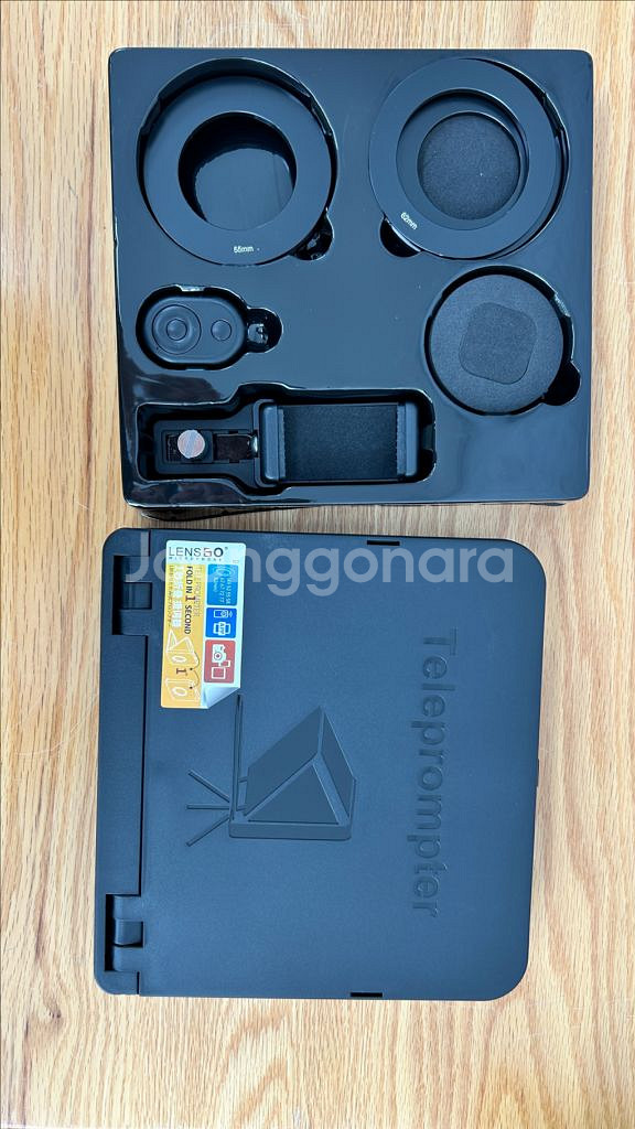 유튜브 촬영 휴대용 텔레프롬프터--1