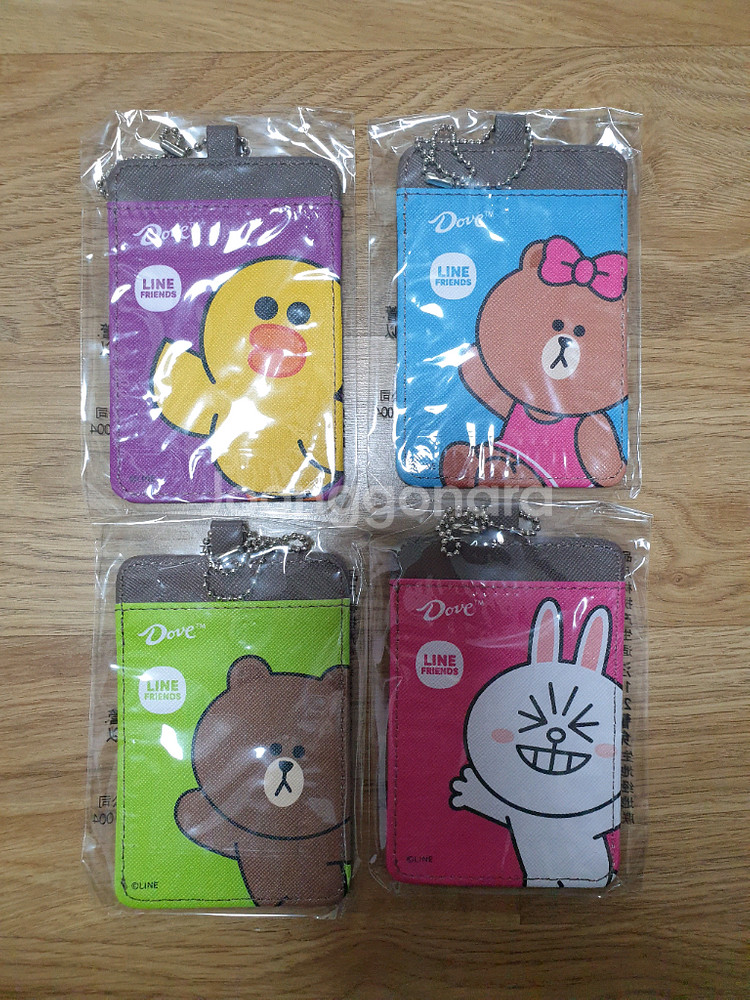 라인프렌즈 카드지갑 카드홀더 새상품--0