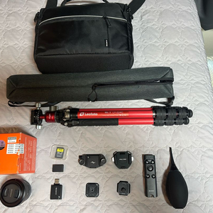 소니 FE 24mm F2.8 G 렌즈, 삼각대, 렌즈 필터, 카메라 용품 등