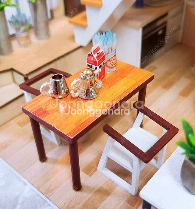 [42번] DIY 미니어처 완성품 (리모컨 LED, 오--4