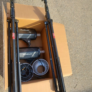 포토디옥스 L-400A 스튜디오 조명 2세트