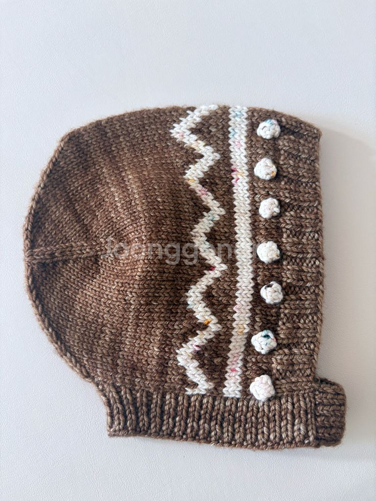 미샤앤퍼프 베이비 지그재그 보넷 넛쉘 (0m-6m)--0