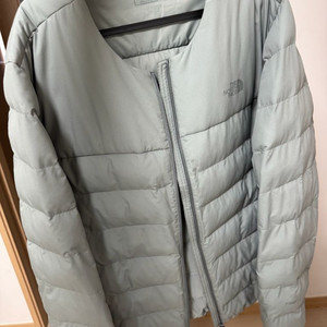 노스페이스 경량 패딩 2XL 카키 르위스