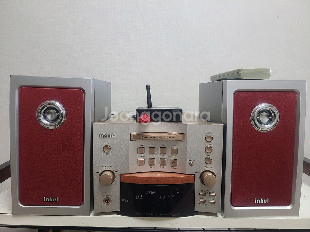 롯데 CD/리시브(LAC72) + 블루투스 DAC--0