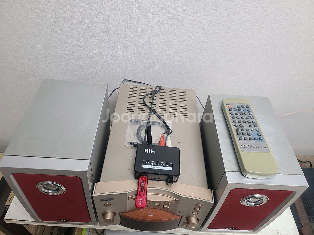 롯데 CD/리시브(LAC72) + 블루투스 DAC--1