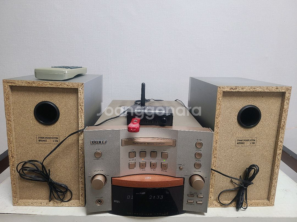 롯데 CD/리시브(LAC72) + 블루투스 DAC--2
