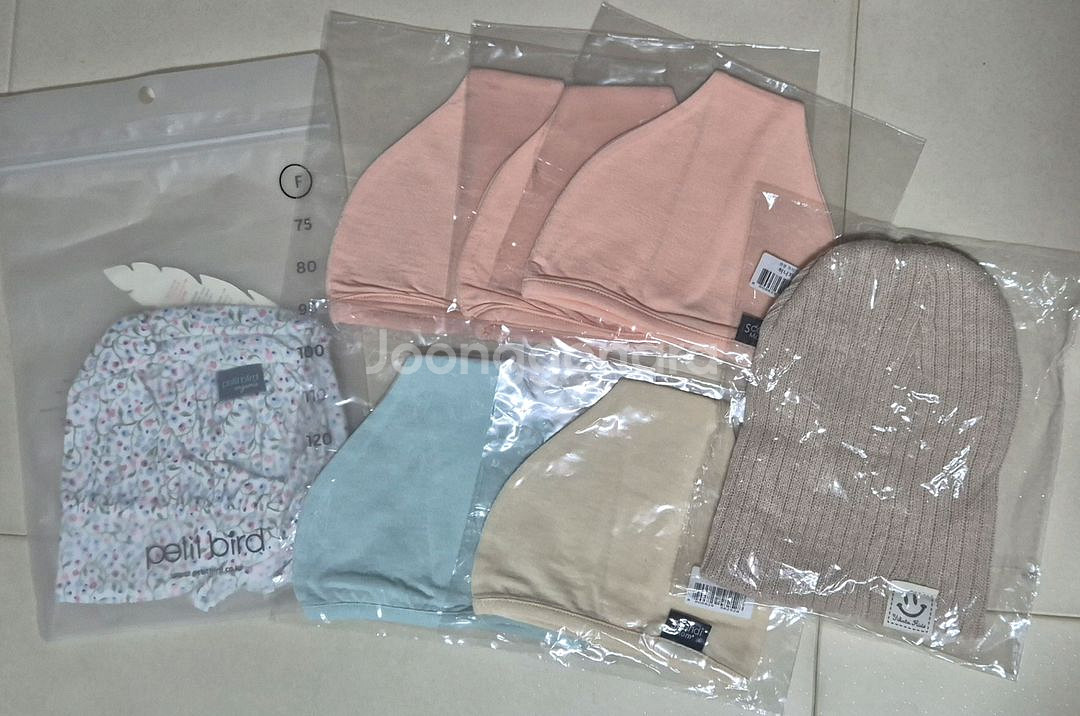 유아 모자 7개--0