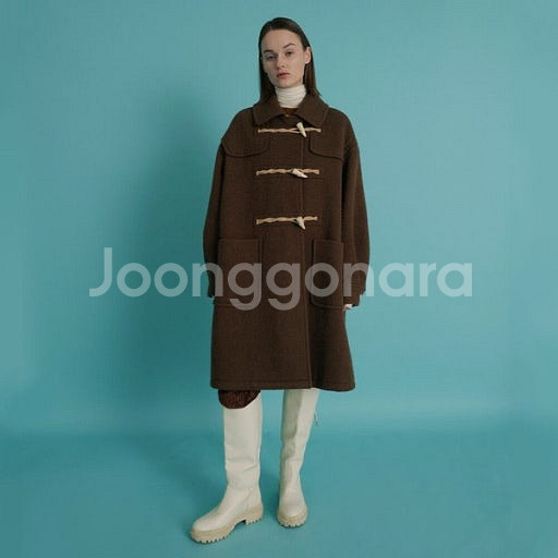 뮤제드 더플코트 떡복이코트--0