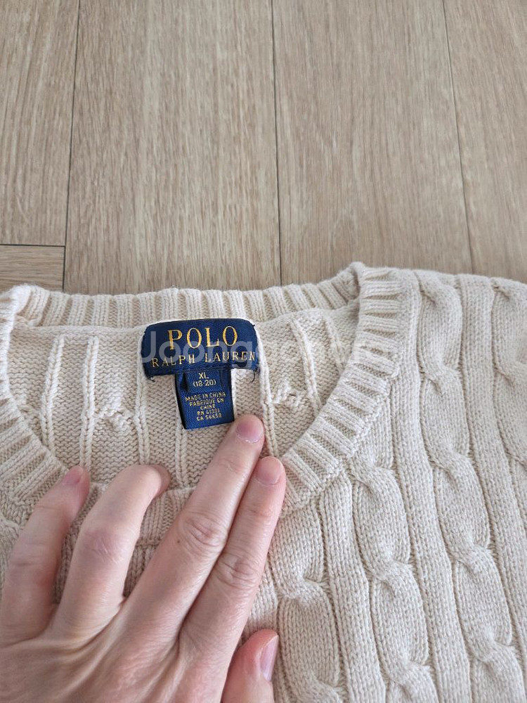 폴로 랄프로렌 케이블 니트 스웨터 Xl18-20--1