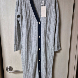 (새제품) 주느세콰 캐시미어100 롱가디건 캐시미어가디건