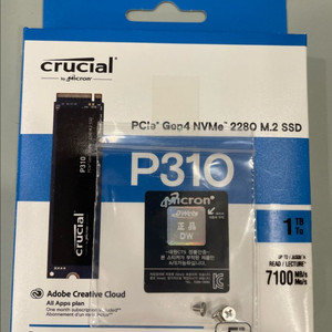 크루셜 P310 NVMe SSD 1TB