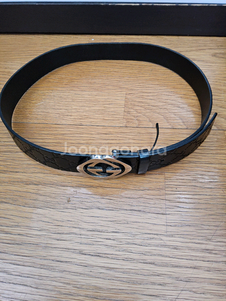 구찌 GG 패턴 남성 벨트--4