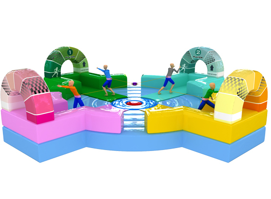 대형 에어바운스 놀이기구 사각줄다리기--2