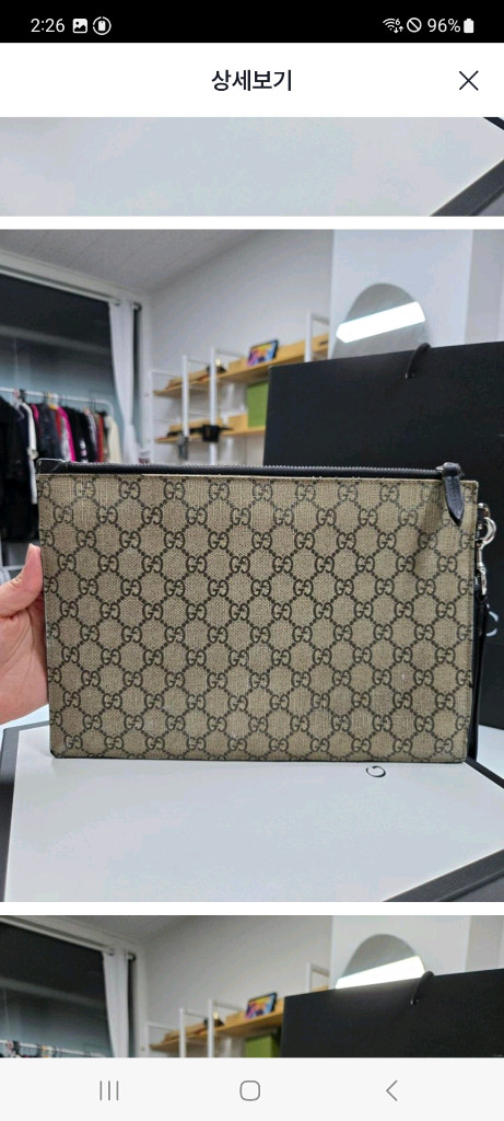 [A급컨디션] 구찌 울프 클러치--1