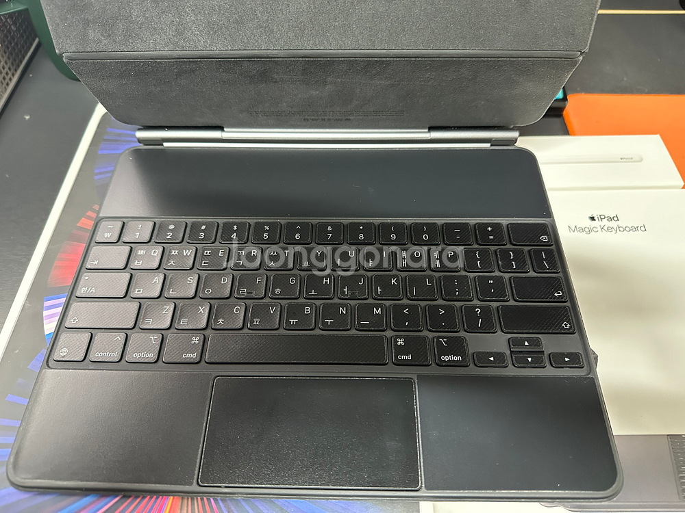 아이패드 프로 12.9 (5세대) M1 256GB 셀룰러 + 매직키보드 + 애플펜슬(2세대) 팝니다.--3