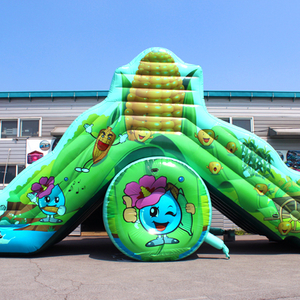 대형 에어바운스 슬라이딩