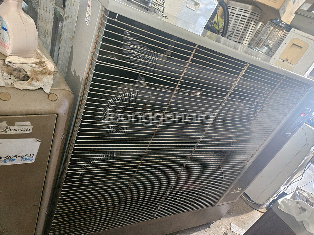 에어렉스 대형 돈풍기 곱창난로 튜브히터난로 열풍기 온풍기50평형석유난로--5