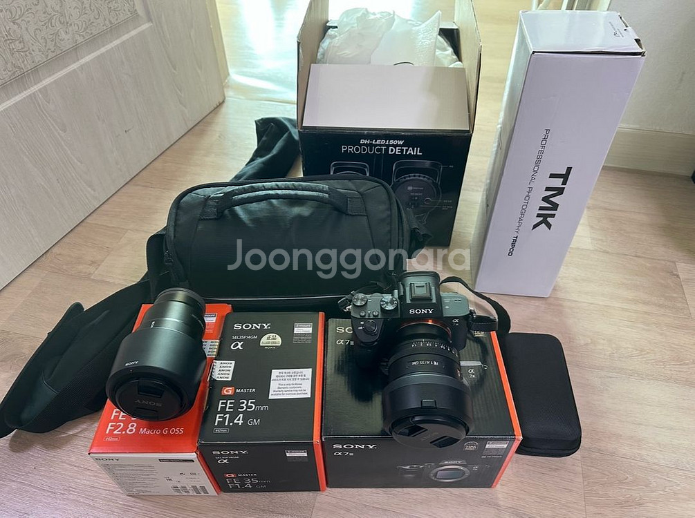 소니 A7M3바디 + 35mm 1.4 gm렌즈,90mm 2.8g렌즈 등 일괄판매--6