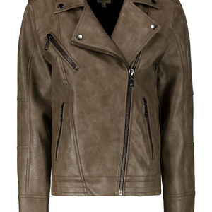 GARCIA Vegan Leather biker jacket