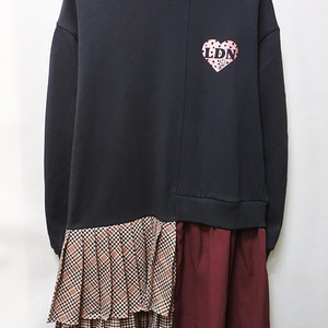 닥스키즈 체크 믹스 원피스 165(15Y)