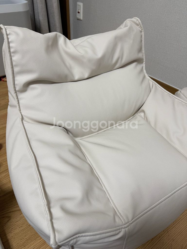 아이팜 유아 빈백 소파 스툴 세트 아이보리 (아기 소파, 아기 빈백)--2