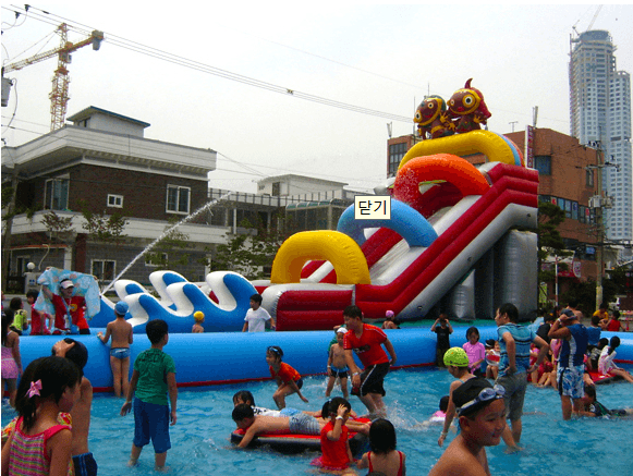 대형 에어바운스 슬라이딩--1