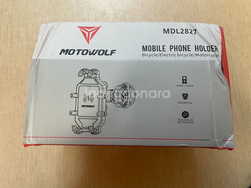 모토울프 MDL2827 무선충전 바이크 휴대폰 거치대--0
