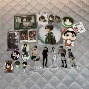 진격의거인 리바이 인형 누이 아크릴 포카 캔뱃지 피규어 키링 일괄판매