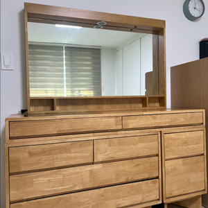 원목 화장대 서랍