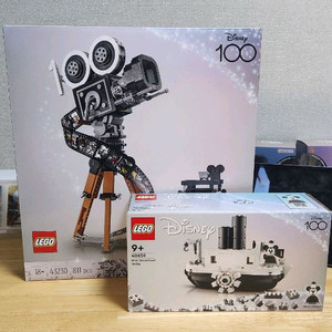 레고 디즈니 43230 월트디즈니 헌정 카메라 & 40659 미니 증기선