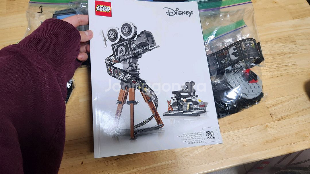 레고 디즈니 43230 월트디즈니 헌정 카메라 & 40659 미니 증기선--2